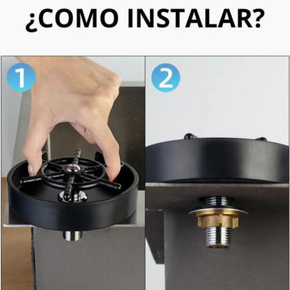 Lava Vasos Automático a Presión CLEANGLASS® – SOLO POR HOY ¡Instalación fácil + Adaptador GRATIS!