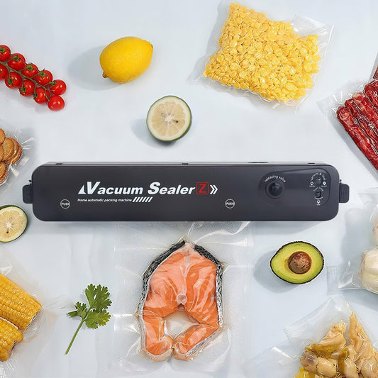Selladora de alimentos al vacío SEALER Z® SOLO X HOY Rollo bolsas (8mts) GRATIS