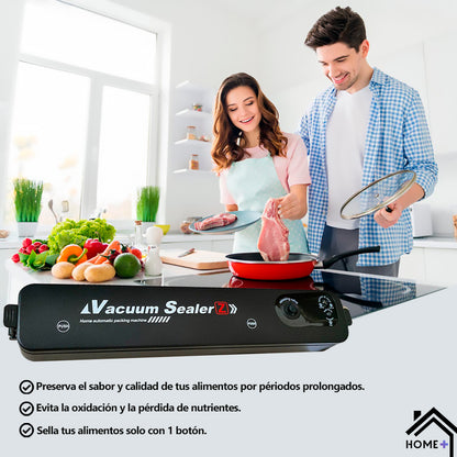 Selladora de alimentos al vacío SEALER Z® SOLO X HOY Rollo bolsas (8mts) GRATIS